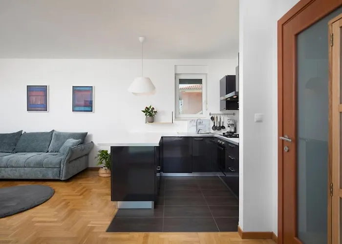 With Big Open Terrace Apartament